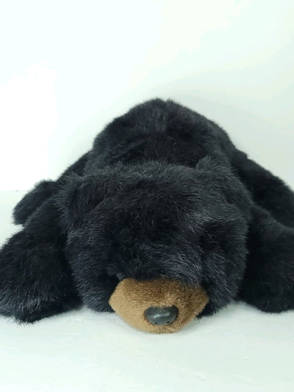 Ty Black Bear Plush 1992 Stuffed Animal Collectible Retired Floppy 15” L